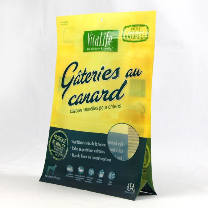 الكلب، كيس الطعام، ب، صمام