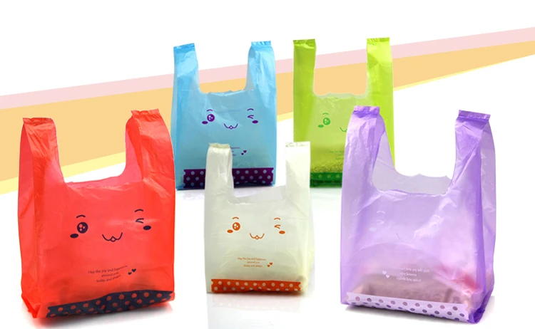 اللون تي شيرت حقيبة تسوق Color T-shirt Shopping Bag